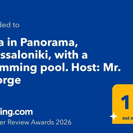 Villa In Panorama, Thessaloniki, With A Swimming Pool. Host: Mr. George-3