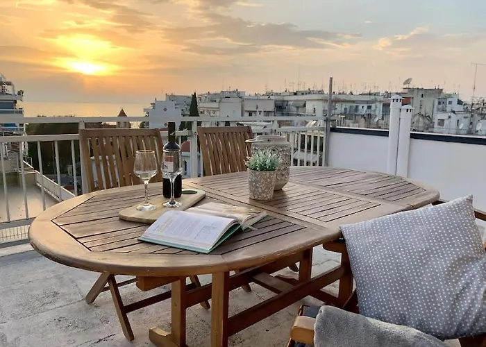 Appartamento Sea View Sunset Penthouse Salonicco che accetta animali